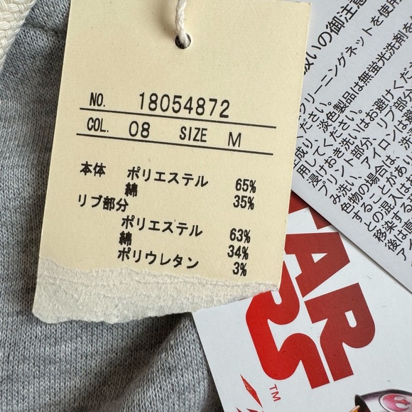 NWT-CUBE SUGAR!-RARE! Star Wars Gray Hoodie Sz M Med - Picture 6 of 6